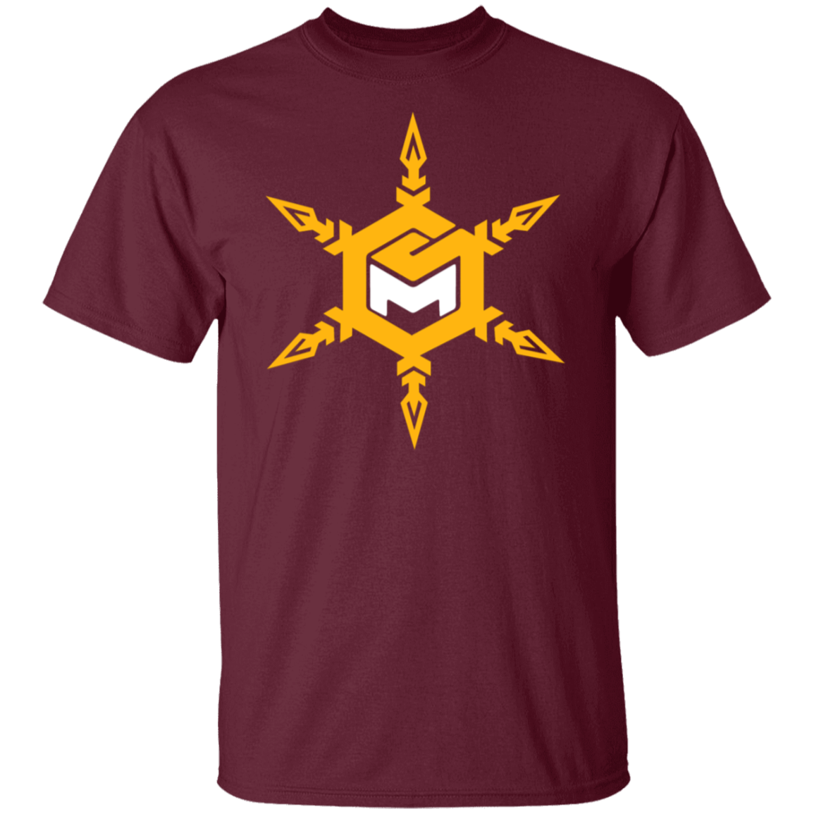 Haitian Snow Tee - Maroon