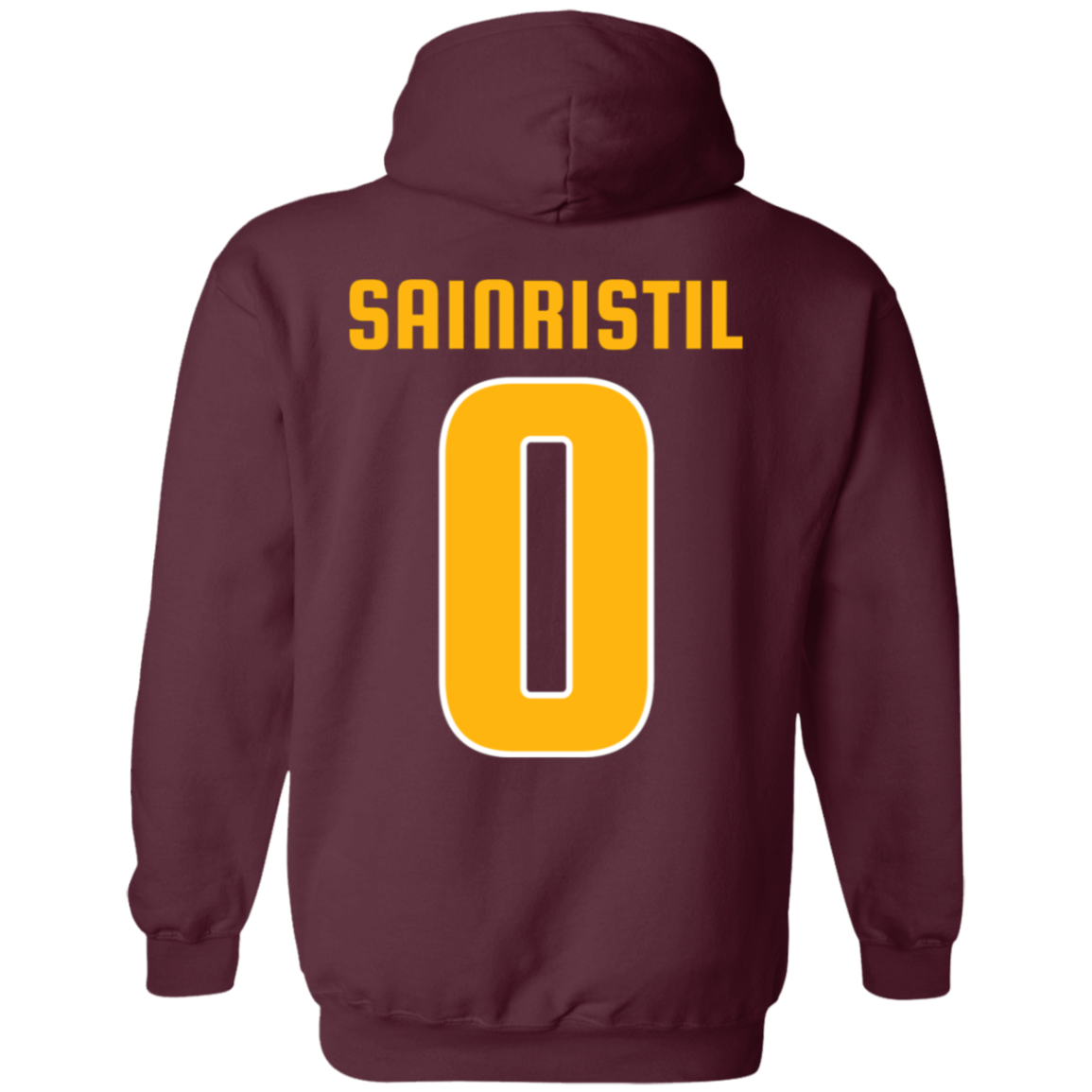 Jersey Hoodie - Maroon